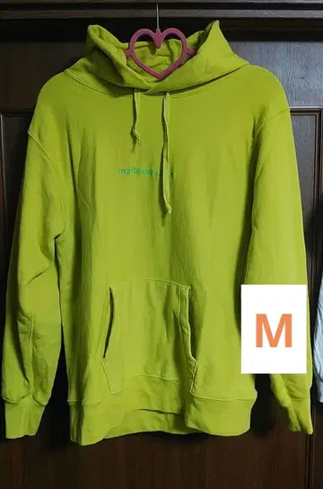 후지이 카제 my flower's here 후드티 프레쉬 그린 M