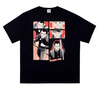 [골든 카무이] 우사미 토키시게 빅 실루엣 T셔츠 HEROES