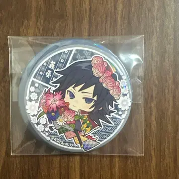 귀멸의 칼날 탄생화 캔뱃지 기유