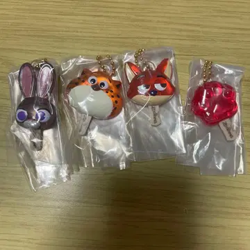 캡슐 토이 주토피아 캐릭터 4종