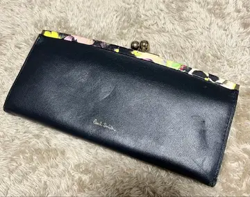 폴 스미스 장지갑 네이비 플라워 프린트