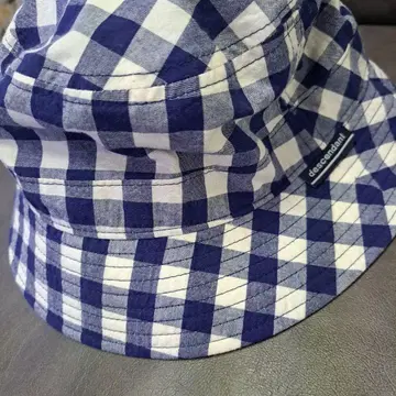 DESCENDANT 체크 무늬 버킷 햇 사이즈 3