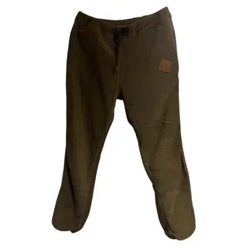 MANASTASH 올리브 플리스 팬츠