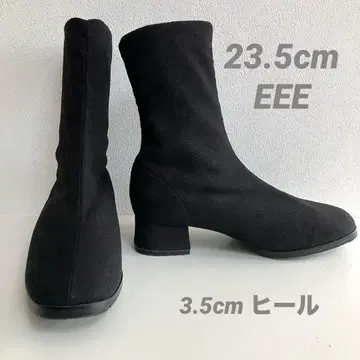 [ 새상품급 ] 올 스트레치 부츠 23.5cm EEE 블랙(매트)