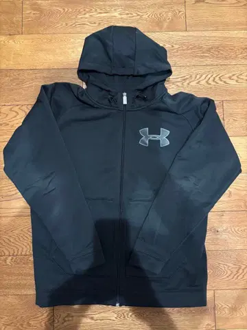 [ BLACK XL ] UNDER ARMOUR 플리스 풀 지퍼 후디