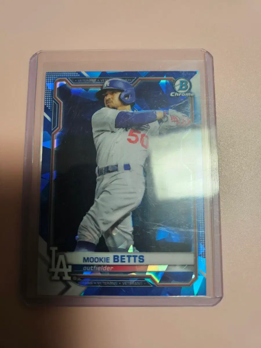 mlb)무키 베츠 2021 바우만 크롬 Sapphire 카드