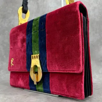 [양품] 로베르타 디 카메리노 카라벨라 숄더백 숄더 벨로아