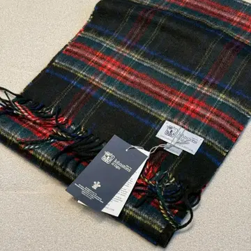 JOHNSTONS/존스톤즈 머플러 캐시미어 100% 체크