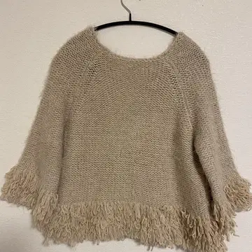 [ 새상품급 ] titivate 티티베이트 루프 프린지 니트 스웨터 S