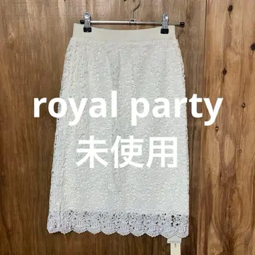 [ 8882번 ] 로열 파티 스커트 미사용 화이트 M