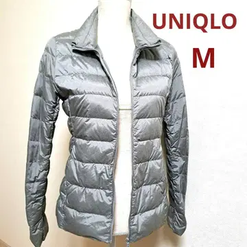 유니클로 UNIQLO 그레이 퀼팅 다운 자켓 M 경량