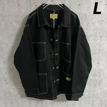 SMITH'S AMERICAN 커버올 자켓 L 블랙 워크