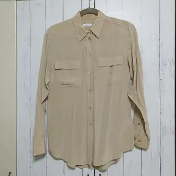 equipment 블라우스 베이지