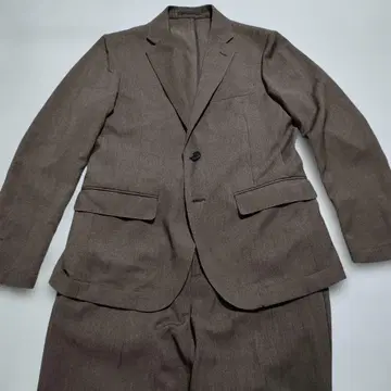 A DAY IN THE LIFE 린넨 라이크 도비 셋업 모카 S