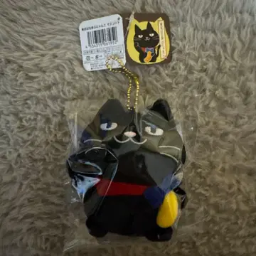 검은 고양이 PVC 피규어 스트랩 포함 약 10cm