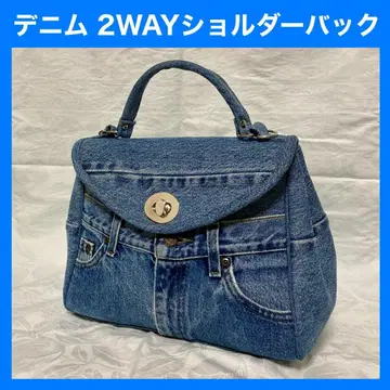 [ 미사용 새상품 ] 데님백 2WAY 숄더백 여성용백