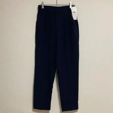 [새상품] a.v.v 따뜻한 미라쿠루 슬림핏 테이퍼드 팬츠 네이비 38