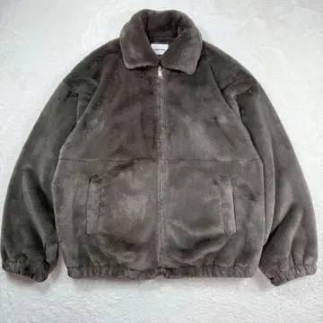 미사용급 monkey time 보아 자켓 블루종 XL 상당 브라운