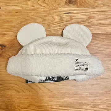 도쿄 디즈니 미키 모자 보아캡 코듀로이 이어햇 54cm