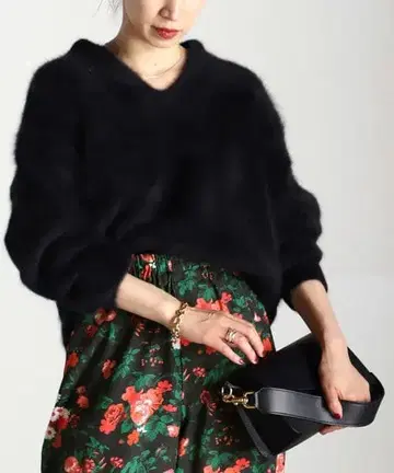 VERMEIL par iena 폭스 캐시미어 스키퍼 풀오버