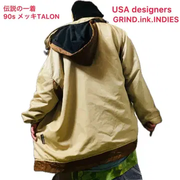 80-90s90 전설의 한 벌 새상품급 GRIND USA 후디드 자켓 F