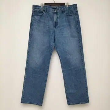 UNIQLO JW ANDERSON 블루 데님 스트레이트 빅 사이즈