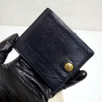 일비종떼 IL BISONTE 컴팩트 접이식 지갑 블랙