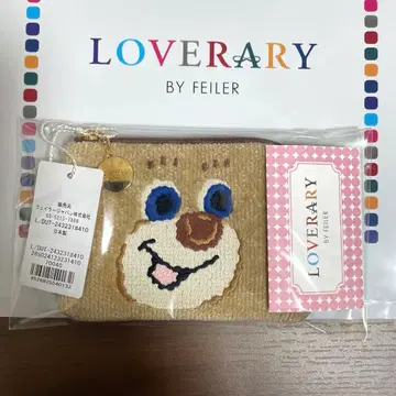 [ 미사용 새상품 ] FEILER 러브러리 도업 테디 L자 파우치