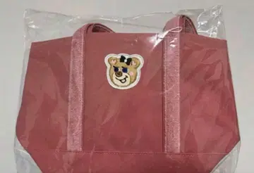 페이러 올드 테디걸 와펜 토트백 핑크 소 사이즈