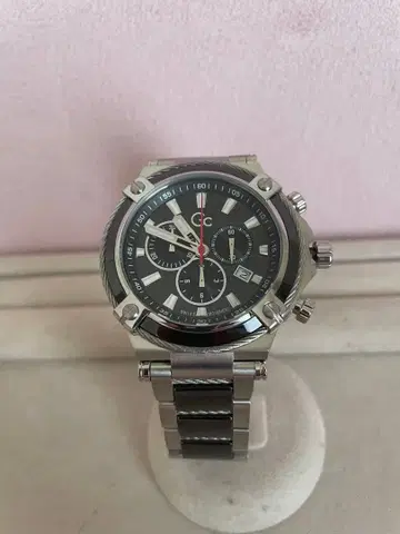 GC 크로노그래프 손목시계 블랙