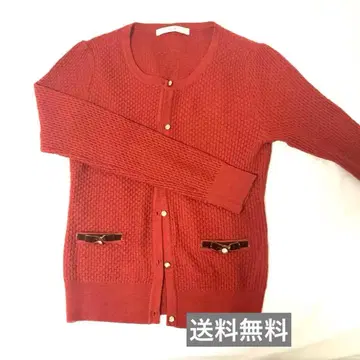 [ef-de] 레드 니트 가디건