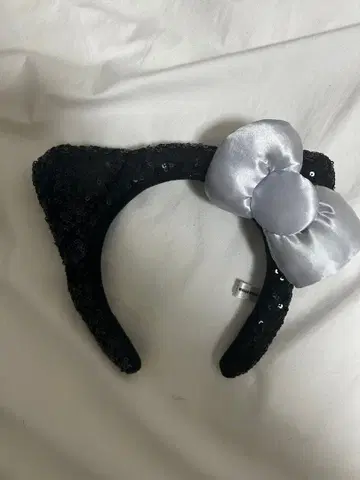 유니버셜 키티 머리띠 블랙