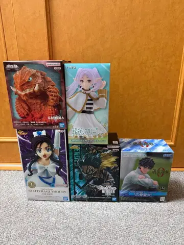 프라이즈 피규어 묶음 판매 5체 세트