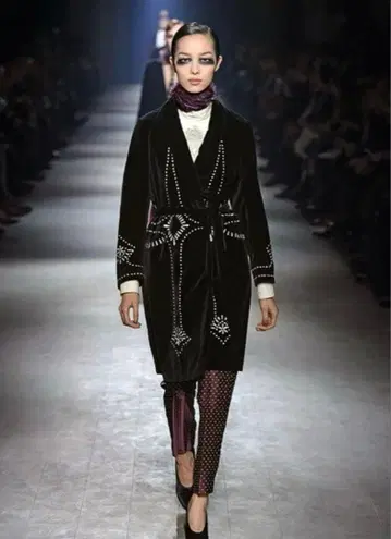 dries van noten 벨벳 코트 드리스반노튼