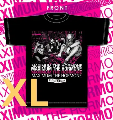 맥시멈 더 호르몬 What's Up 티셔츠 XL 사이즈