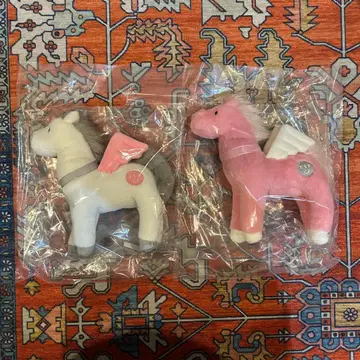 국제 포럼 봉제 인형 경자년 유니콘 2색 2체 세트