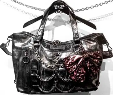 SEX POT ReVeNGe 블랙 숄더백