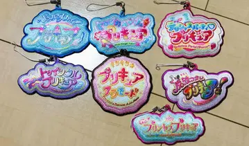 프리큐어 올스타즈 프리큐어 로고 자수 키링 7세트