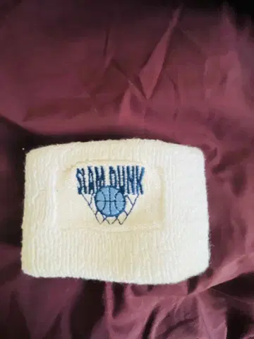 슬램덩크 리스트 밴드 화이트 초기 한정품 레어 used품 SLAMDUNK