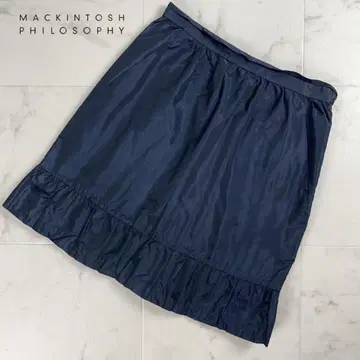 새상품급 매킨토시 철학 플레어 스커트 블랙 사이즈 38*SC84