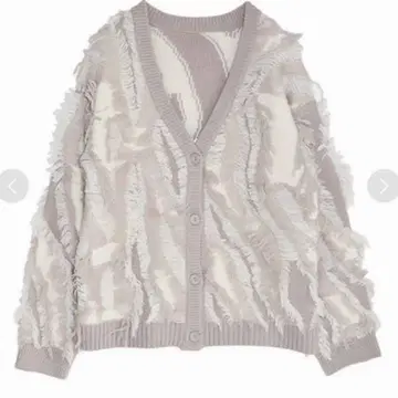 [ ACYM ] 완판템 Marble fringe knit 가디건