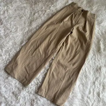 플라스테 PLST 와이드 팬츠 베이지 여성용 S