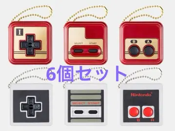 닌텐도 패미컴 컨트롤러형 캡슐 토이 6개 세트