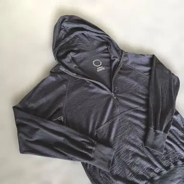 [야마토미치] 하프 지퍼 후디 메리노울 M size 네이비