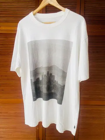 COTEMER cote mer 프린트 화이트 T셔츠