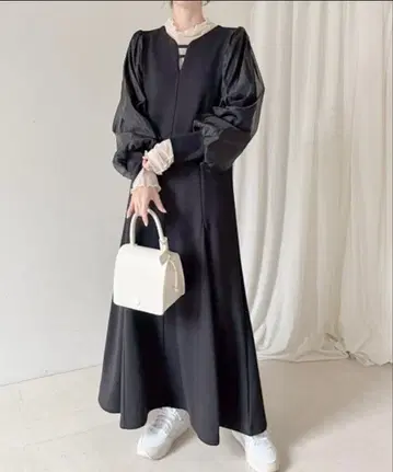 Bab/블랙 롱 원피스