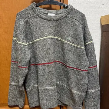 LACOSTE 그레이 니트 스웨터 사이즈 3