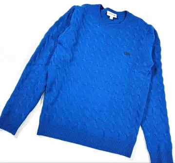 라코스테 LACOSTE 스웨터 변형 케이블 니트 크루넥 S