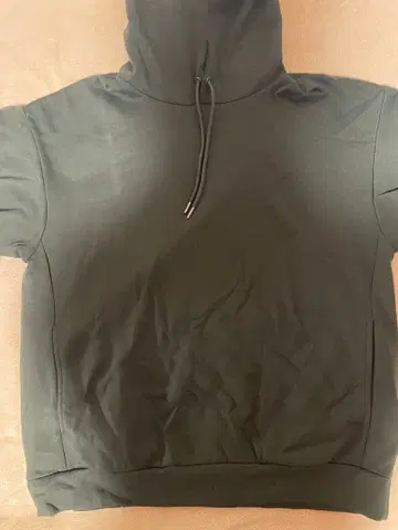 GU 다크 그린 그린 후드 부착 후드티 후디