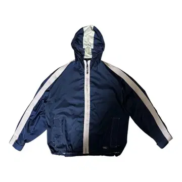 L.L.Bean 90s 후드 부착 네이비 나일론 자켓